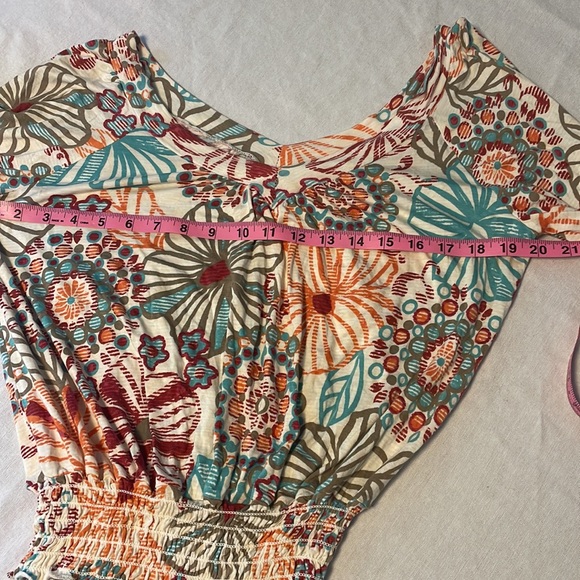 🌼 3/$18. American Rag boho top size S - Picture 4 of 6